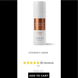 Georgette Klinger Vitamin C Mask, Revitalize, Clay-Based, Argan, Avocado